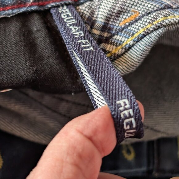 BOSS Hugo Boss Scout 1 Stretch Regular Fit Dark Blue Denim Jeans Size 34/34 - Picture 11 of 14